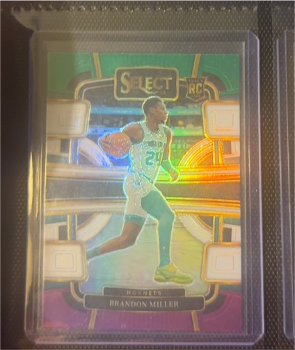 2023-24 Panini Select #80 Brandon Miller — front
