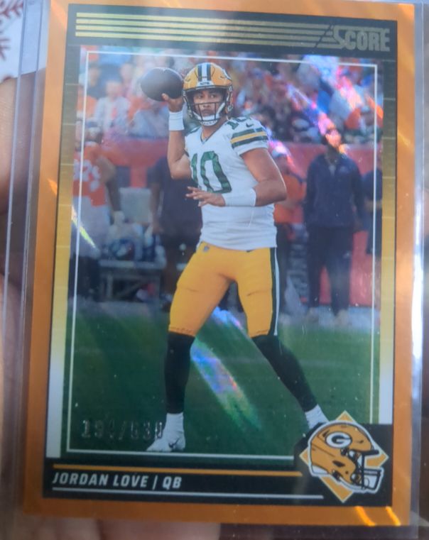 2024 Panini Score Football #102 Jordan Love — front