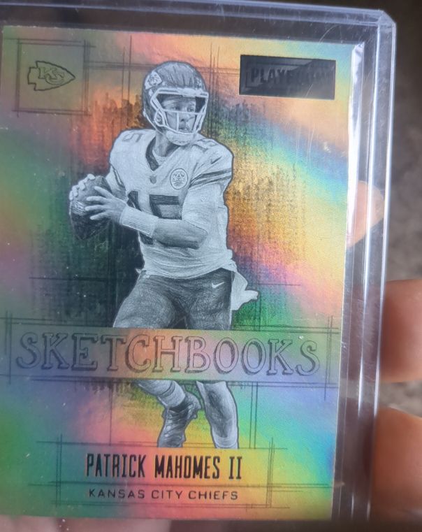 2022 Panini Playbook #2 Patrick Mahomes II Sketchbooks — front