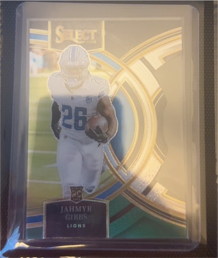 2023 Panini Select Premier Level #198 Jahmyr Gibbs — front