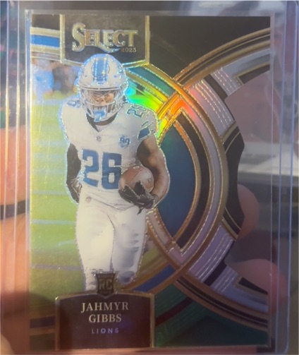 2023 Panini Select Premier Level #198 Jahmyr Gibbs — front