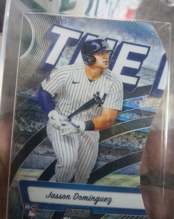 2024 Topps Stadium Club Triumvirates Nickname #TVN-15 Jasson Dominguez — front