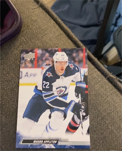 2022-23 Upper Deck Series 1 #193 Mason Appleton — front