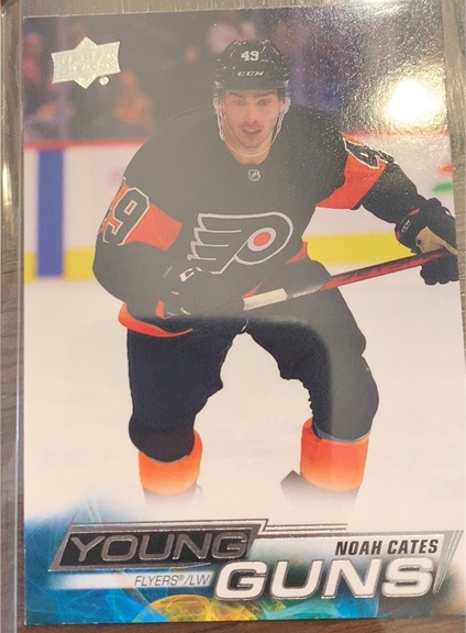 2022-23 Upper Deck Series 1 Young Guns #249 Noah Cates — front