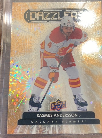 2022-23 Upper Deck Dazzlers #DZ-10 Rasmus Andersson — front