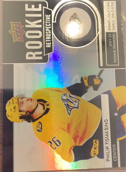 2022-23 Upper Deck Rookie Retrospective #RR-3 Philip Tomasino — front