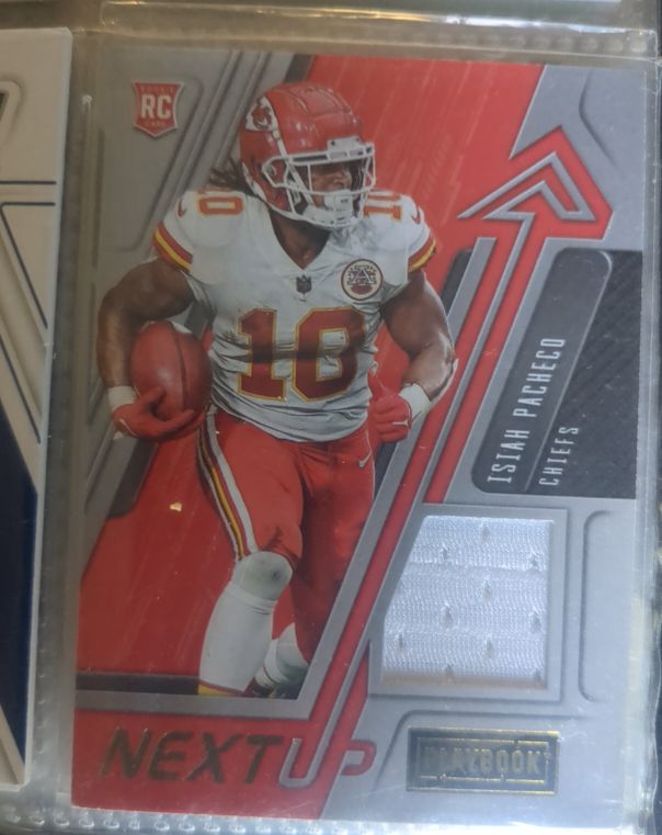 2022 Panini Playbook #NU-37 Isiah Pacheco — front