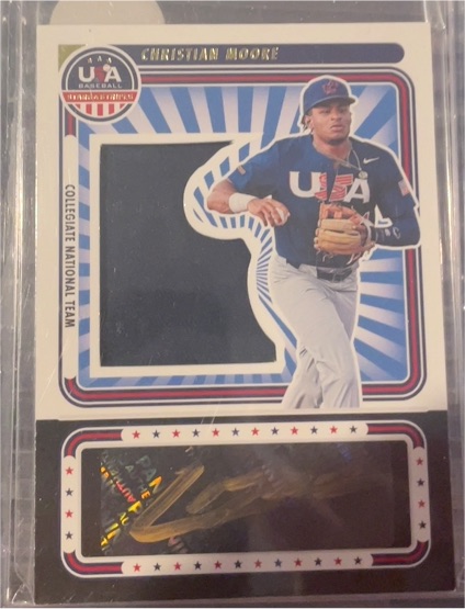 2024 Panini Stars & Stripes #SS-CM Christian Moore — front