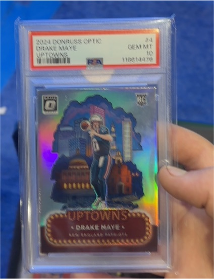 2024 Panini Donruss Optic Uptowns #4 Drake Maye — front