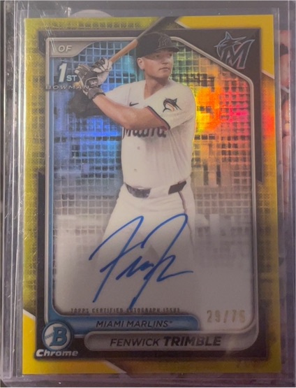 2024 Bowman Chrome #29 Fenwick Trimble — front