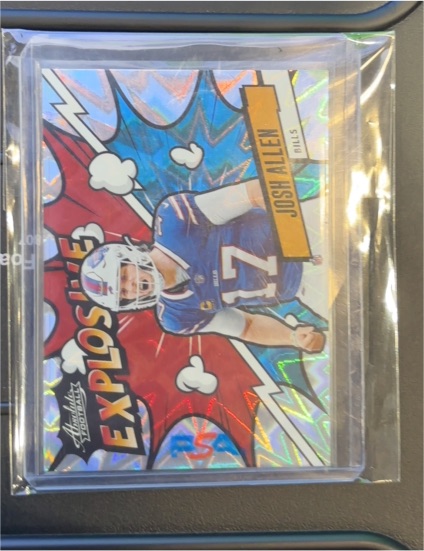 2024 Panini Absolute Explosive #EX-JAN Josh Allen — front