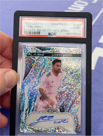 2023 Leaf Flash Whatnot #LM1 Lionel Messi — front