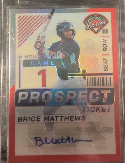 2024 Panini Prospect Edition #112 Brice Matthews — front