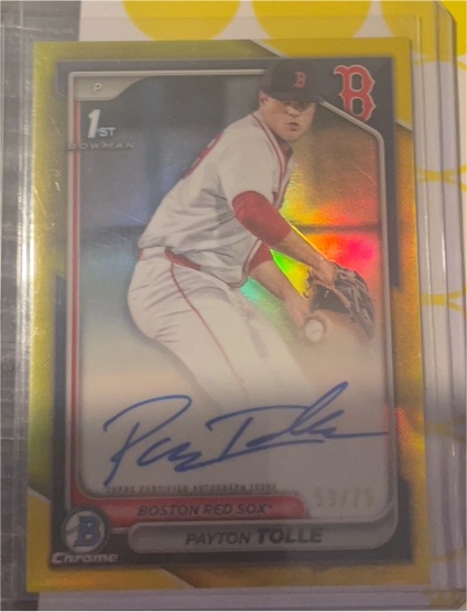 2024 Bowman Chrome #BDC-63 Payton Tolle — front