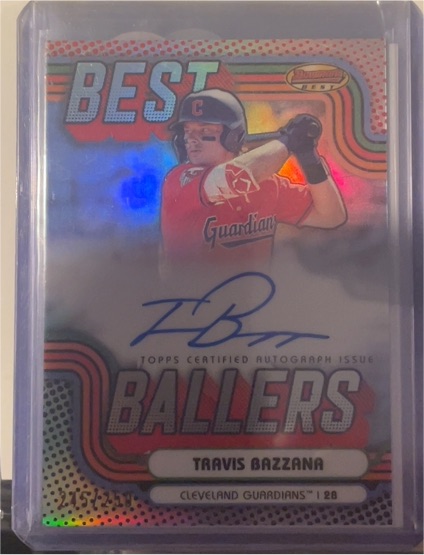 2024 Bowman's Best Best Ballers Auto #BBA-TB Travis Bazzana — front