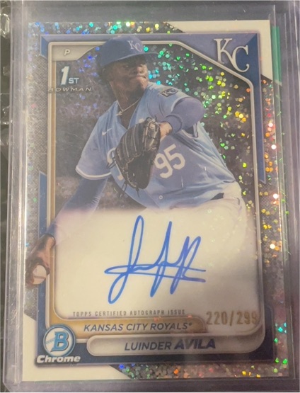 2024 Bowman Chrome #220 Luinder Avila — front