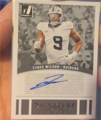 2024 Panini Donruss Signature Series #SSE-TWI Tyree Wilson — front