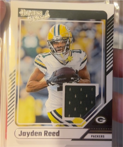 2024 Panini Donruss Threads #DTH-JRE Jayden Reed — front