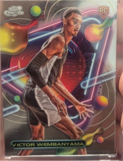 2023-24 Topps Chrome Cosmic #151 Victor Wembanyama — front