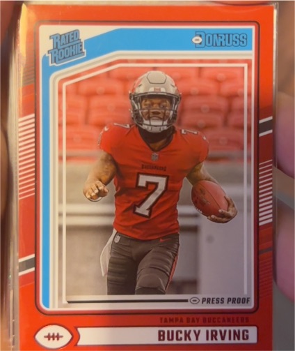 2024 Donruss #301 Bucky Irving — front