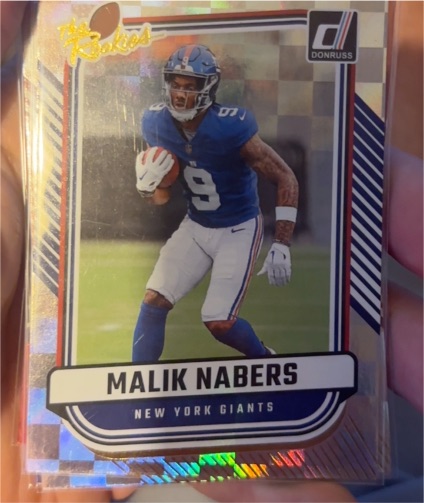 2024 Panini Donruss The Rookies #TR-34 Malik Nabers — front