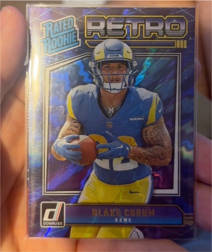2024 Donruss Retro Rated Rookie #10 Blake Corum — front