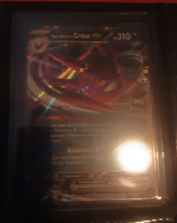 2023 Pokémon TCG Sv10: Destined Rivals #122 Team Rocket's Crobat ex — front