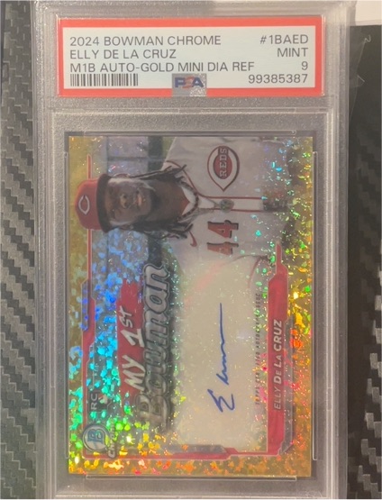 2024 Bowman Chrome #1BAED Elly De La Cruz — front