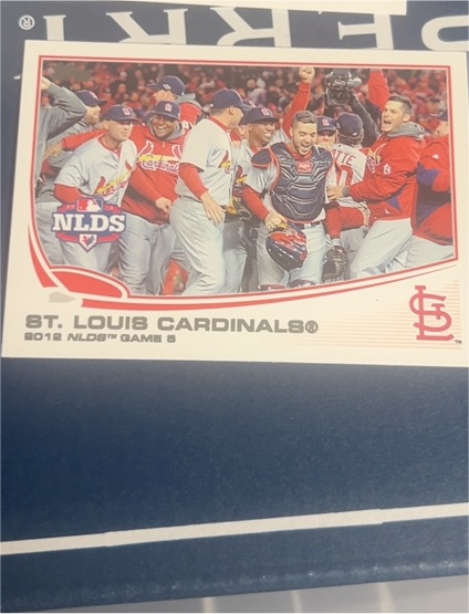 2013 Topps #269 St. Louis Cardinals 2012 NLDS Game 5 — front
