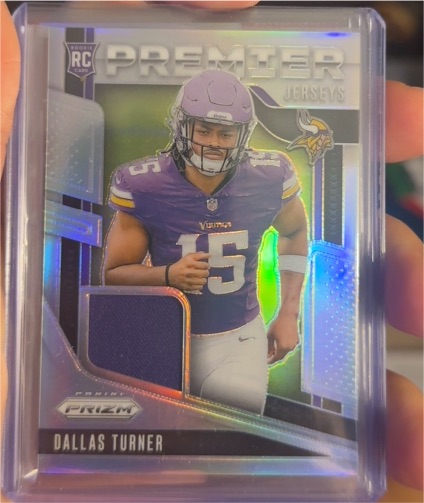 2024 Panini Prizm Premier Jerseys #PJ-DTR Dallas Turner — front
