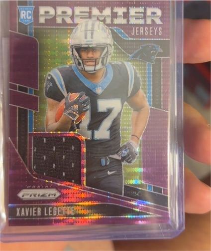 2024 Panini Prizm Premier Jerseys #PJ-XLE Xavier Legette — front