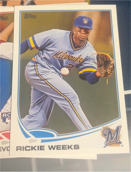 2013 Topps #123 Rickie Weeks — front