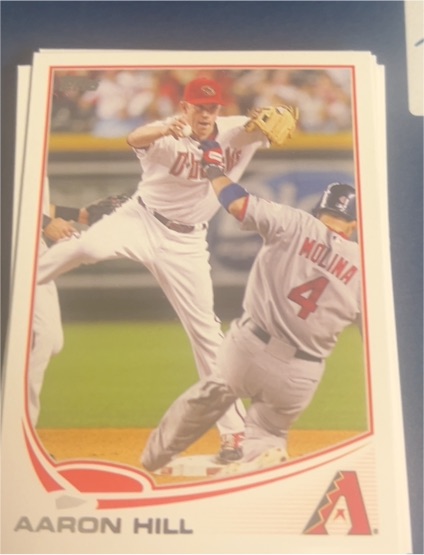 2013 Topps #302 Aaron Hill — front