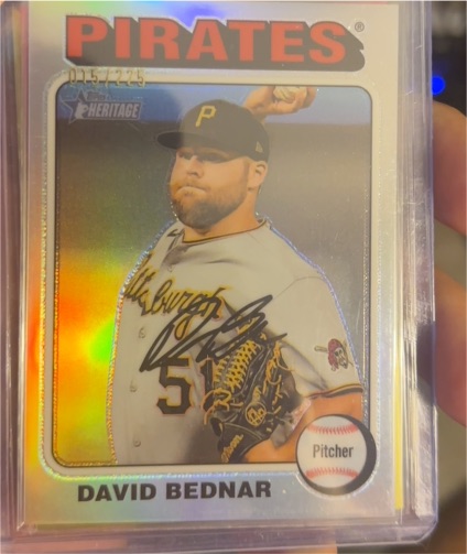 2024 Topps Heritage #44 David Bednar — front