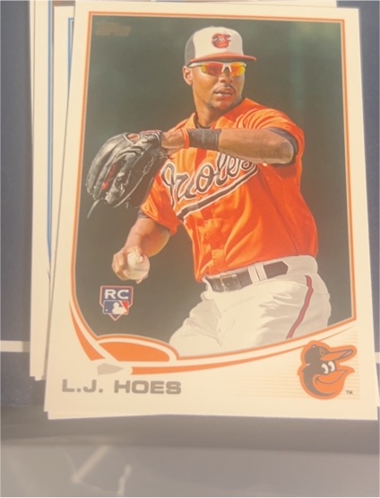 2013 Topps #148 L.J. Hoes — front