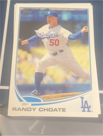 2013 Topps Series 1 #182 Randy Choate — front