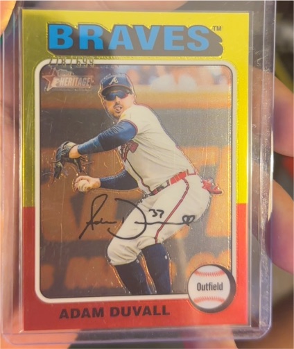 2024 Topps Heritage High Number #576 Adam Duvall — front