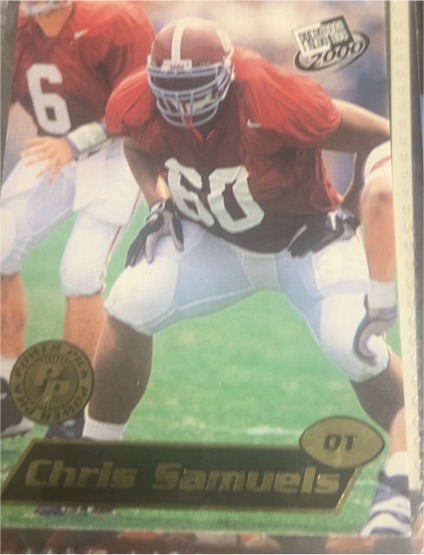 2000 Press Pass #PP10 Chris Samuels — front