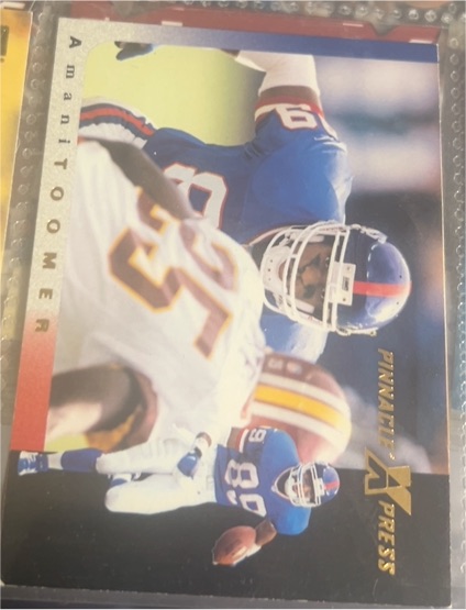 1997 Pinnacle X-Press #108 Amani Toomer — front