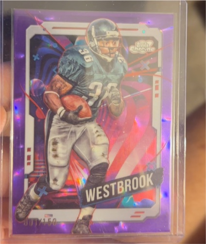 2024 Topps Chrome Cosmic #78 Brian Westbrook — front