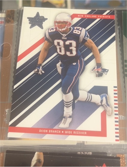 2004 Leaf Rookies & Stars #55 Deion Branch — front