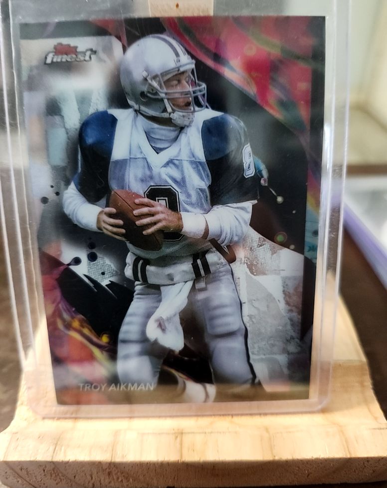 2024 Topps Finest #114 Troy Aikman — front