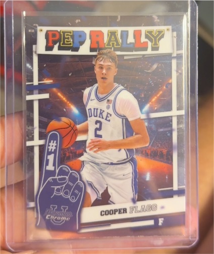 2024-25 Bowman Chrome U #PR-6 Cooper Flagg Pep Rally — front