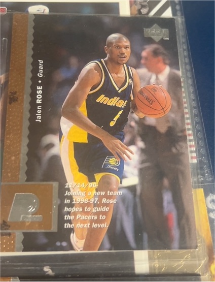 1996-97 Upper Deck #230 Jalen Rose — front