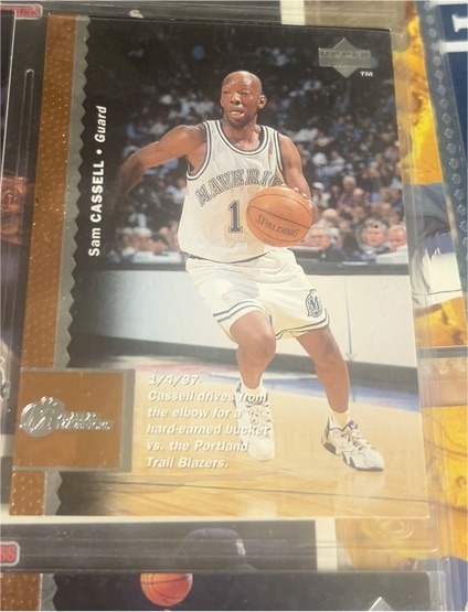1996-97 Upper Deck #205 Sam Cassell — front