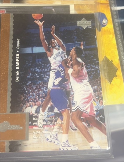 1996-97 Upper Deck #204 Derek Harper Dallas Mavericks — front