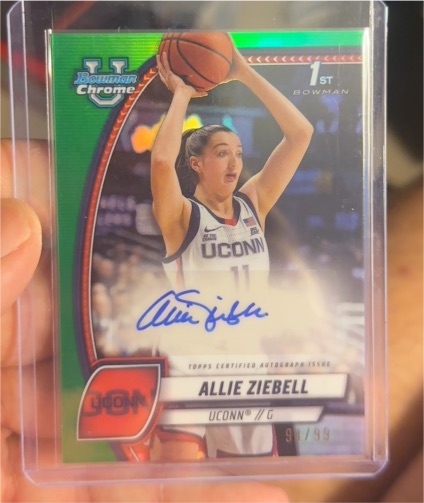 2024-25 Bowman Chrome University #5 Allie Ziebell — front