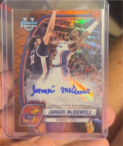 2024 Bowman Chrome #81 Jamari McDowell — front