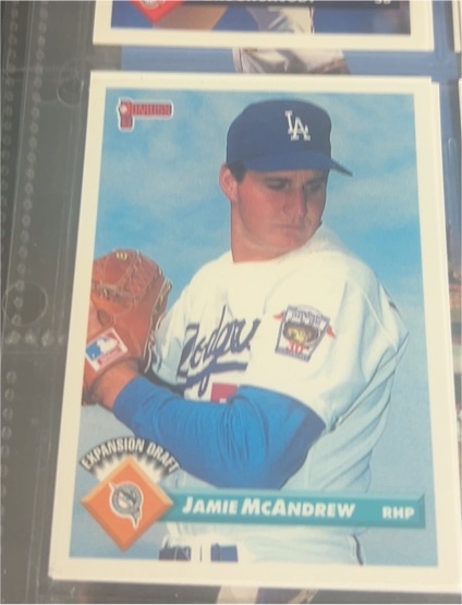 1993 Donruss #774 Jamie McAndrew Florida Marlins — front