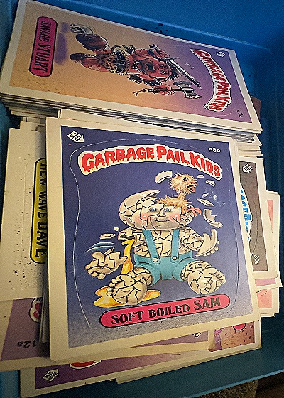 1985 Topps Garbage Pail Kids #58b Soft Boiled Sam — front